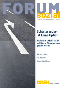 Cover der Fachzeitung FORUM sozial Ausgabe 04/2024